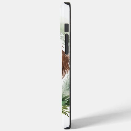 Springer spaniel kerst krans feestelijke pup Case-Mate iPhone case (Achterkant / Links)