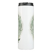 Springer spaniel kerst krans feestelijke pup thermosbeker (Achterkant)