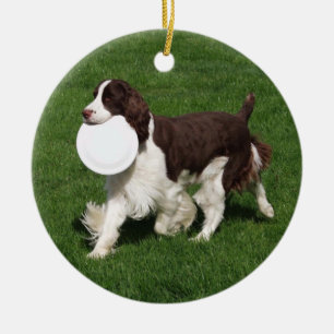 Springer Spaniel kerstversiering Keramisch Ornament