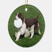 Springer Spaniel kerstversiering Keramisch Ornament (Links)