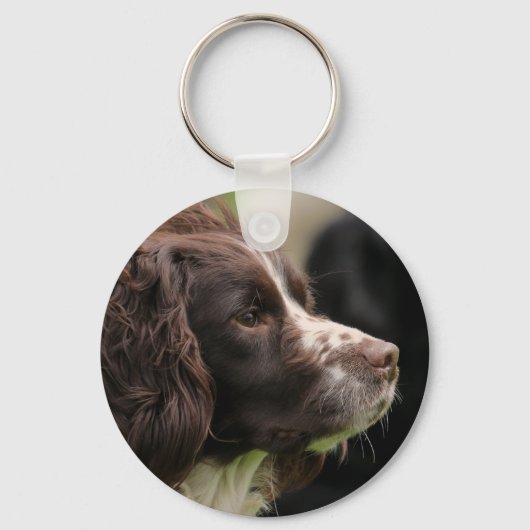 Springer Spaniel Keyring Sleutelhanger (Voorkant)