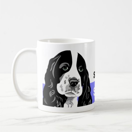 Springer Spaniel Koffiemok (Links)