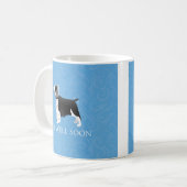Springer Spaniel krijgt snel een goed ontwerp Koffiemok (Voorkant links)