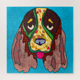 Springer Spaniel lelijk gezicht Jigzaag Puzzle Legpuzzel