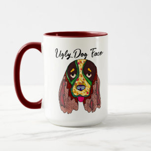 Springer Spaniel lelijke mok van het aangezicht va