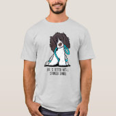 Springer Spaniel Leven Is Beter T-Shirt (Voorkant)