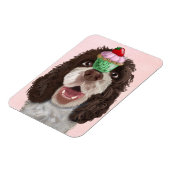 Springer Spaniel met Cupcake 2 Magneet (Linkerzijde)