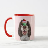 Springer Spaniel met Cupcake 2 Mok (Links)