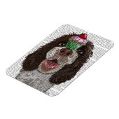 Springer Spaniel met Cupcake Magneet (Linkerzijde)