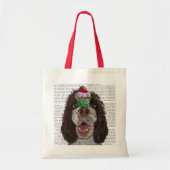 Springer Spaniel met Cupcake Tote Bag (Voorkant)