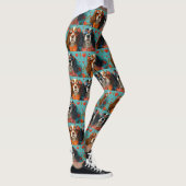 Springer Spaniel met Hart Rozen Valentijnsdag Leggings (Rechts)