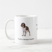 Springer Spaniel-Mok - met twee afbeeldingen en ee Koffiemok (Links)
