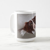 Springer Spaniel Oorspronkelijke schilderende klas Koffiemok (Voorkant links)