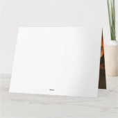 Springer Spaniel Puppy Herfstpracht Pompoen Kaart (Achterkant)