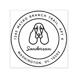 Springer Spaniel retour adres stempel zelf-inkt