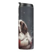 Springer Spaniel Sinterklaas Feestelijke Kerstmis Thermosbeker (Geroteerd rechts)