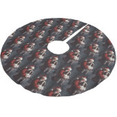 Springer Spaniel Sinterklaas Festive Kerstmis Kerstboom Rok (Gekanteld)