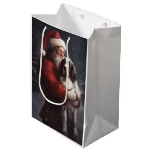 Springer Spaniel Sinterklaas Festive Kerstmis Medium Cadeauzakje