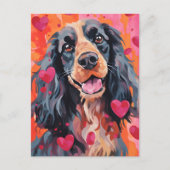 Springer Spaniel Valentijnsdag Briefkaart (Voorkant)