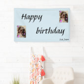 Springer spaniel verjaardagsbanner. spandoek (Insitu)
