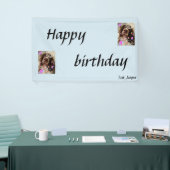 Springer spaniel verjaardagsbanner. spandoek (Beurs)