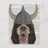 Springer Spaniel Viking Briefkaart (Voorkant)