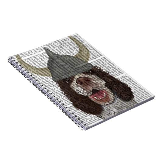 Springer Spaniel Viking Notitieboek (Rechterzijde)