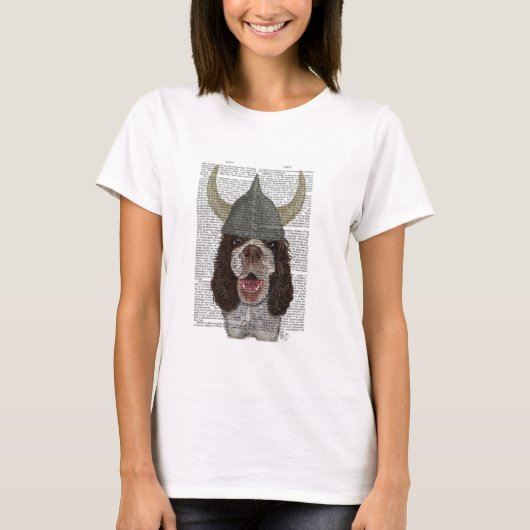 Springer Spaniel Viking T-shirt (Voorkant)