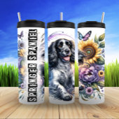 Springer Spaniel's Butterfly Meadow Thermosbeker
