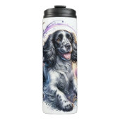 Springer Spaniel's Butterfly Meadow Thermosbeker (Voorkant)