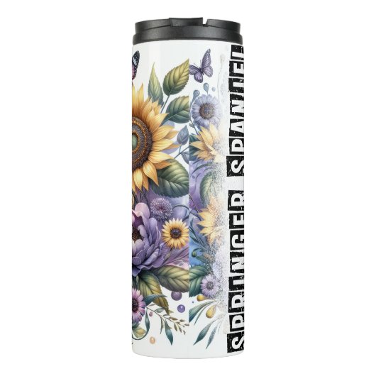 Springer Spaniel's Butterfly Meadow Thermosbeker (Achterkant)