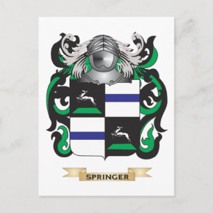 Springer Wapen (Family Crest) Briefkaart
