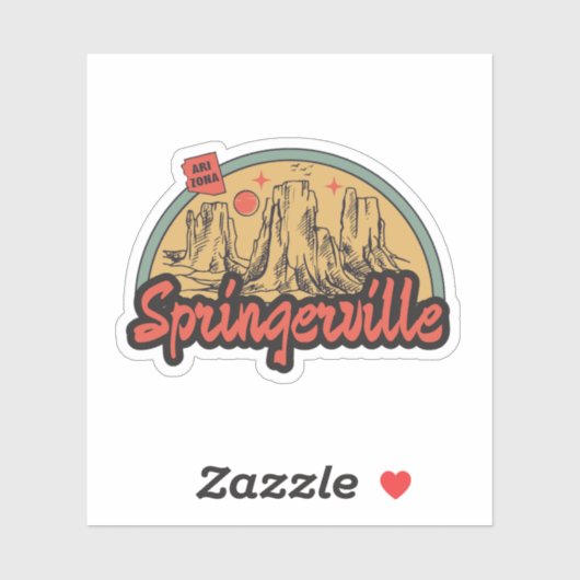Springerville, Arizona Sticker (Vel)