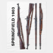 SPRINGFIELD 1903 FLEECE DEKEN (Voorkant)