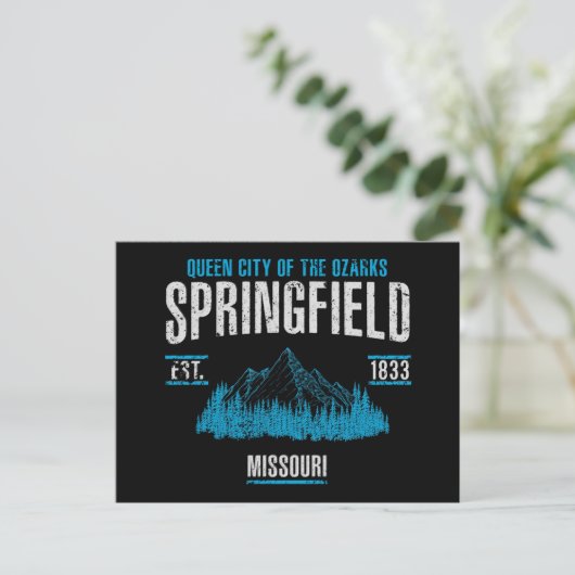 Springfield Briefkaart (Staand voorkant)