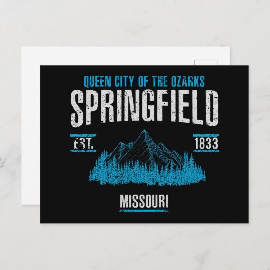 Springfield Briefkaart (Voorkant / Achterkant)
