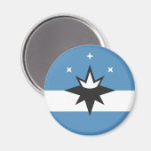 Springfield city Vlag van de staat Missouri, Veren Magneet (Voorkant / Achterkant)