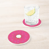 Springfield Donut Drink Zandsteen Onderzetter (Zijkant)