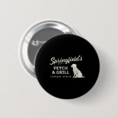 Springfield Eet Huisdieren - Fetch En Grill Grappi Ronde Button 5,7 Cm (Voorkant /achterkant)