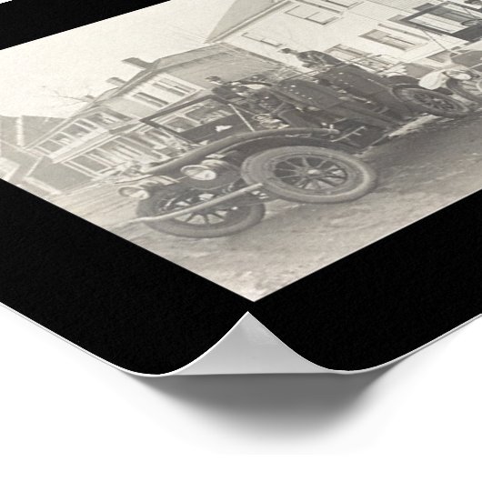 Springfield Fire Department Foto 1917 Poster (Hoek)