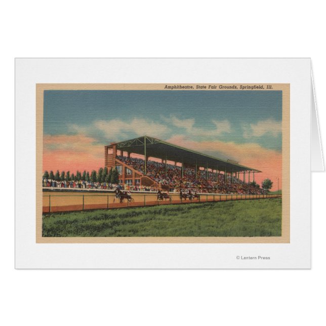 Springfield, IL - State Fair Grounds Horse (Voorkant Horizontaal)