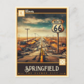 Springfield, Illinois |  Briefkaart (Voorkant)