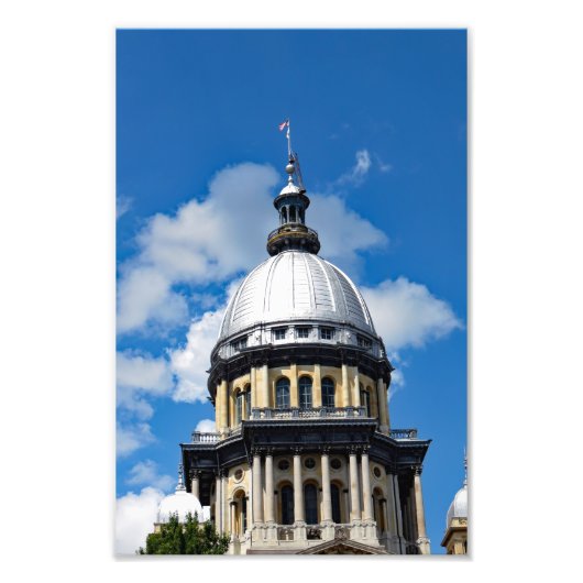 Springfield Illinois Foto Afdruk (Voorkant)