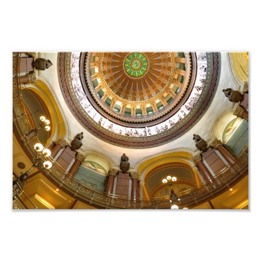 Springfield Illinois Foto Afdruk (Voorkant)
