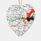 Springfield, Illinois Keramisch Ornament (Links)