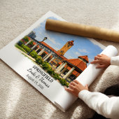 Springfield Illinois Poster, Aquarel, Op Maat Poster