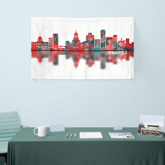 Springfield Illinois Skyline Spandoek (Beurs)