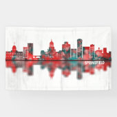 Springfield Illinois Skyline Spandoek (Horizontaal)
