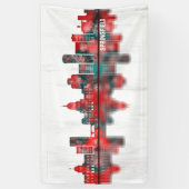 Springfield Illinois Skyline Spandoek (Verticaal)