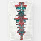 Springfield Illinois Skyline Spandoek (Verticaal)